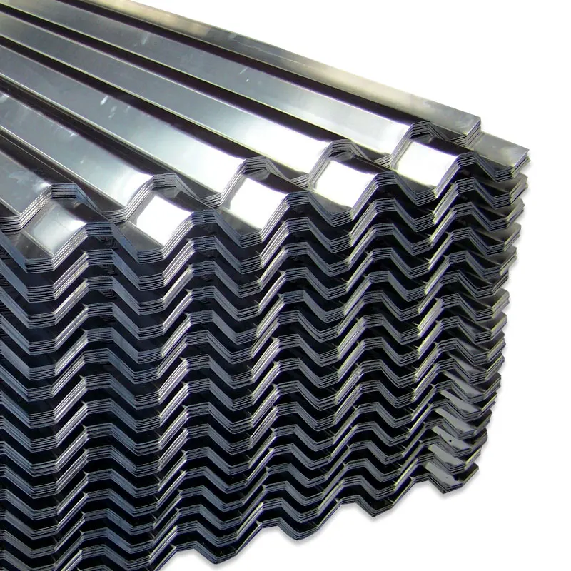 Aluminum Corrugated Sheet Black Corrugated Roof Panels PPGI steel sheet
