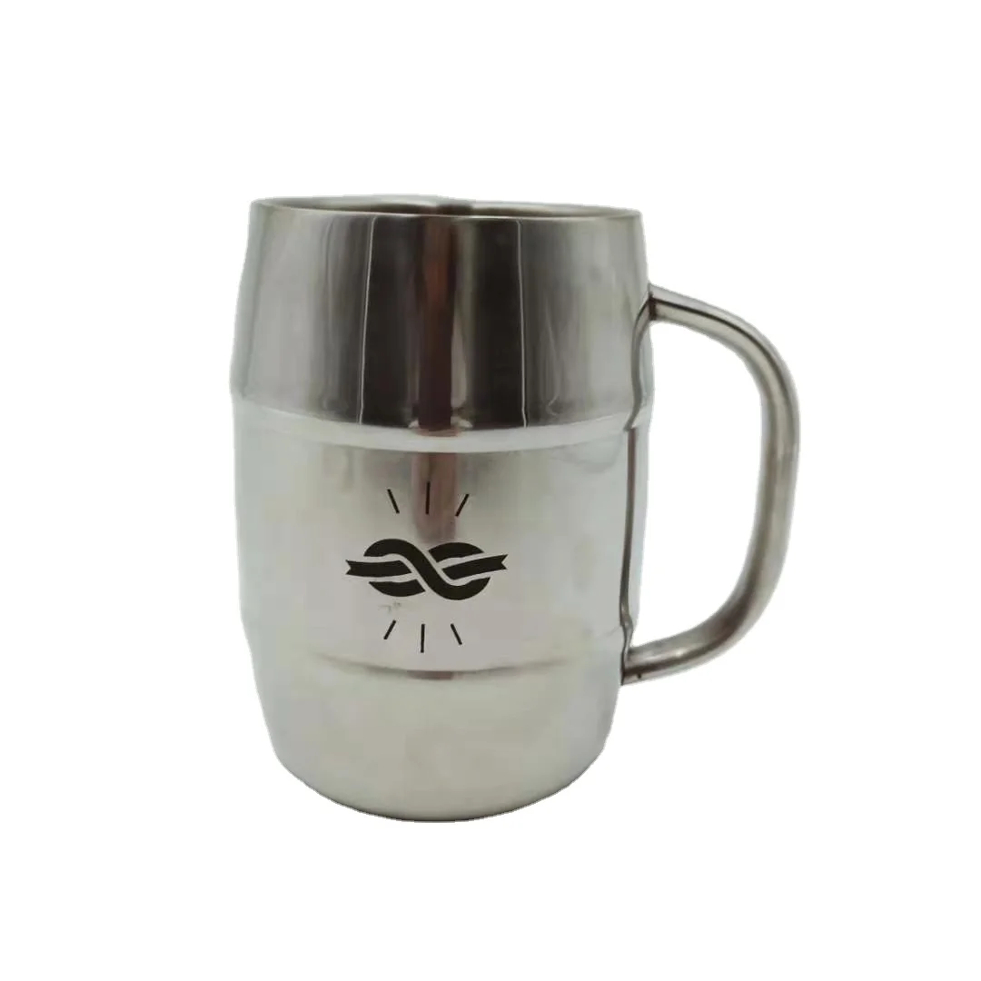 
stainless steel coffee mug 15oz 17oz 1litre mugs with logo customized Germany beer mug double wall tumbler metal tumblers 