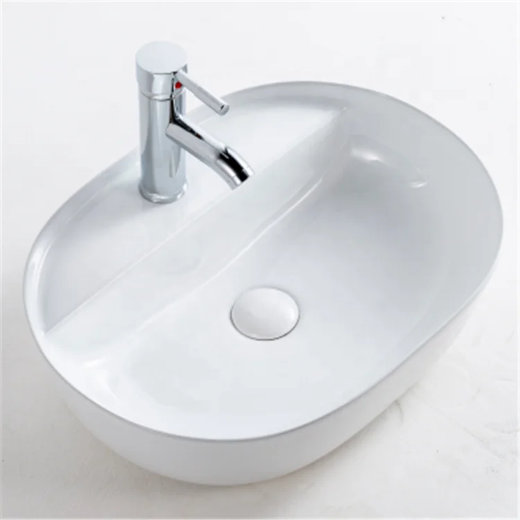 High grade oval ceramic sinks sanitary ware ceramic art basin wash hand basins  bathroom sinks