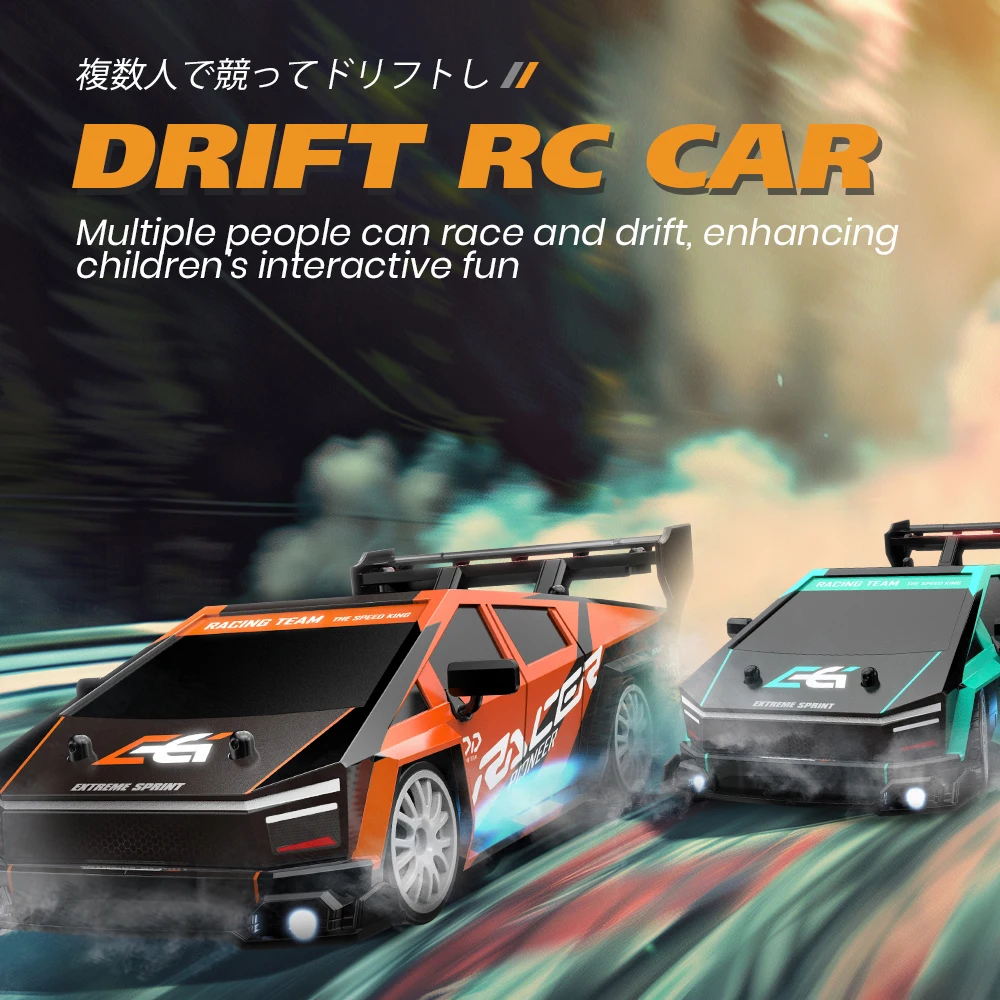 8601-3 GTR & Mustang 1/24 масштаб суперкар модель 30 + км/ч 4WD Радиоуправляемый Дрифт Автомобиль 2 4 ГГц игрушки с дистанционным управлением освещением подарки любителям дрейфа
