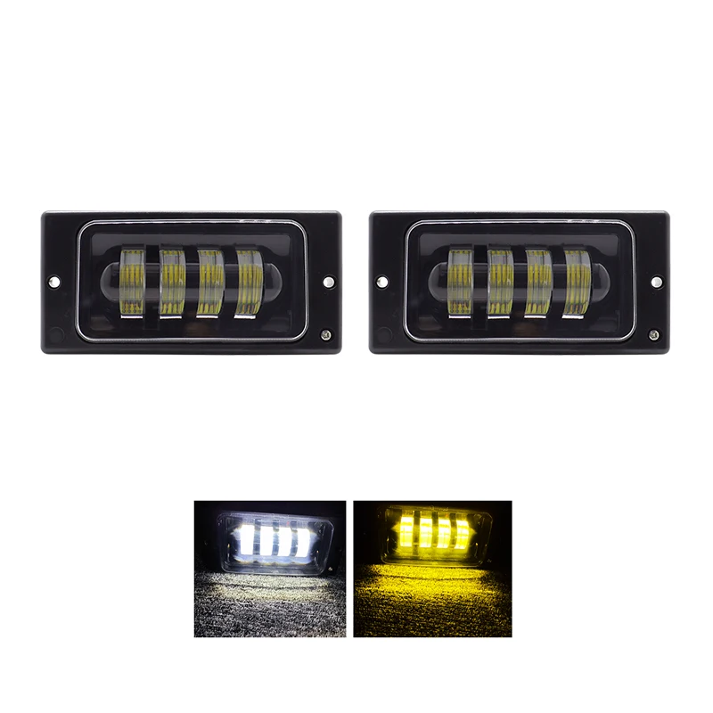 Ruitaisen Waterproof 40W Car Fog Light fog 6inch DRL turn light for lada Motorcycles cars front fog Lamp plastics