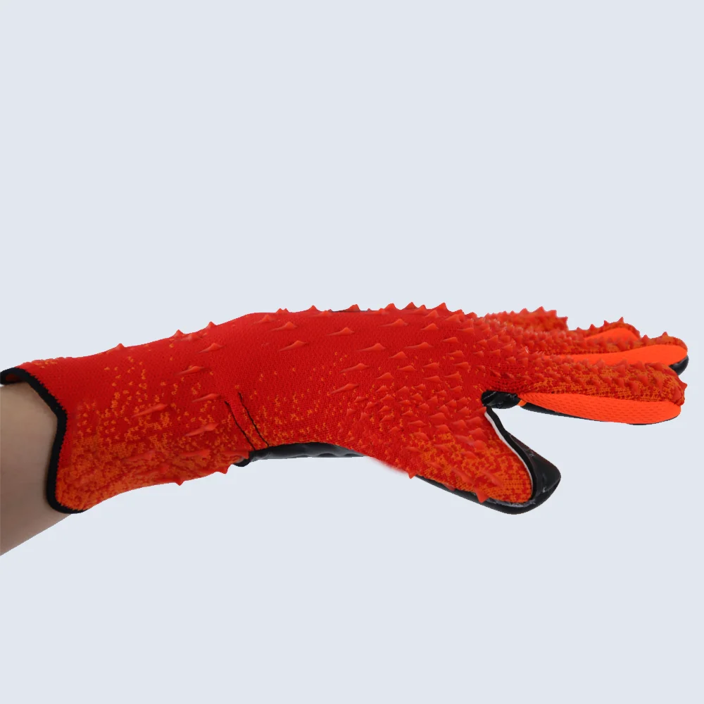 Hot selling Non-slip Soccer Sports Gloves Football Sticky Palm Black Goalkeeper Gloves