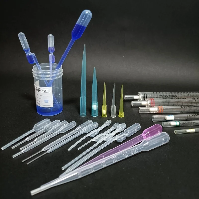 lab supplies Disposable Plastic  20ul 60ul 80ul 120ul 200ul 300ul 400ul 650ul double bulb transfer pipette 60ul