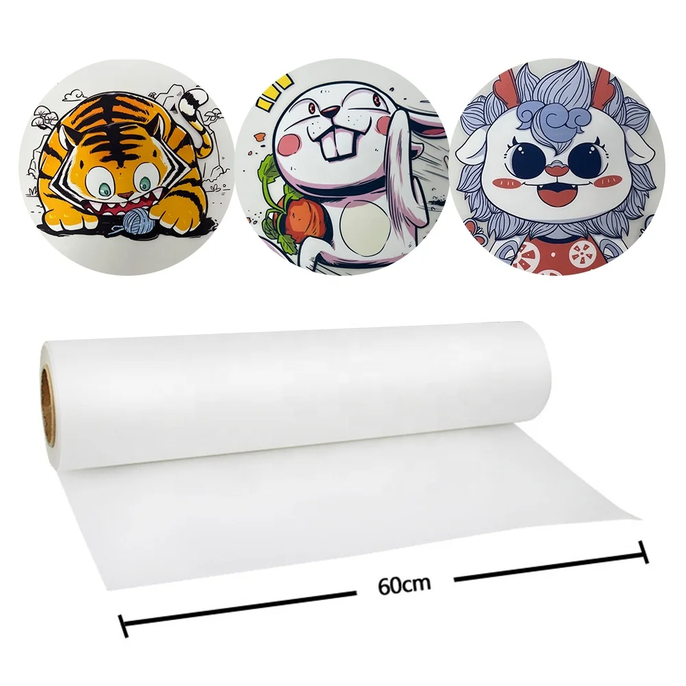 Factory Wholesales High Color Reproduction Warm Peel Heat Transfer DTF Film Roll