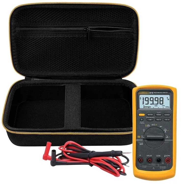 Hard Carrying Case for Fluke 87-V/ 87V Max/ 88V Digital Multimeter Protective EVA Travel Storage Bag