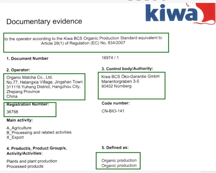 USDA organic green tea powder matcha orginal matcha green tea price per kg