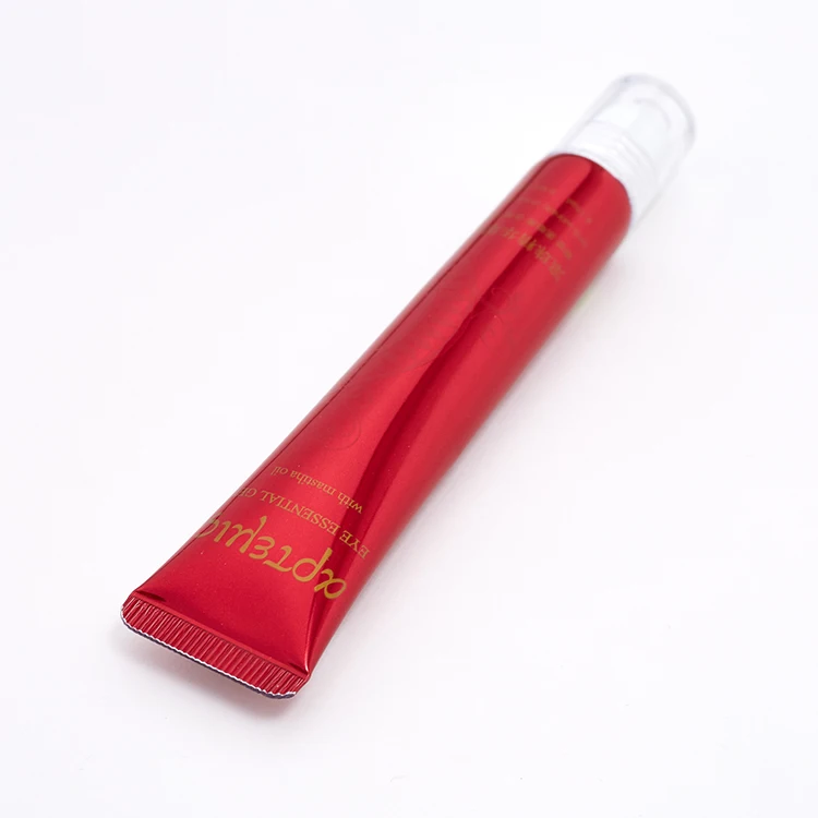 Cosmetic Packaging 15ml 20ml 30ml Roller Ball Eye Cream Tube With Stainless Steel Applicator