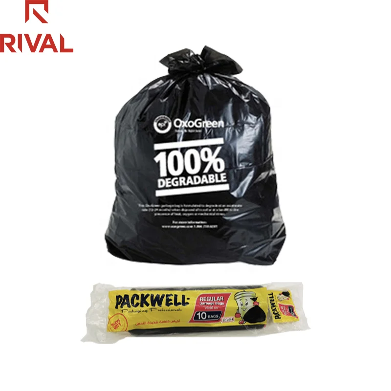Лидер продаж биоразлагаемый и Компостируемый пластиковый мешок для мусора в рулоне