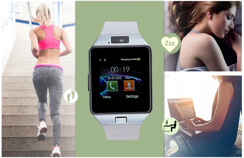DZ09 Sim Card Smartwatch Men Touch Screen Android Phone Call Camera reloj inteligente montre BT DZ09 Smart Watch
