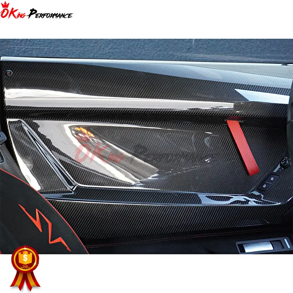 Внутренние дверные панели SVJ из сухого углеродного волокна для Lamborghini bronador LP700 LP720 LP750