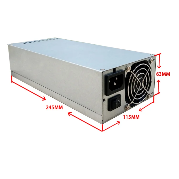 Новое поступление 12V 1600W 1800W 2000W 2400W 2500W 2600W Портативный серверный блок питания