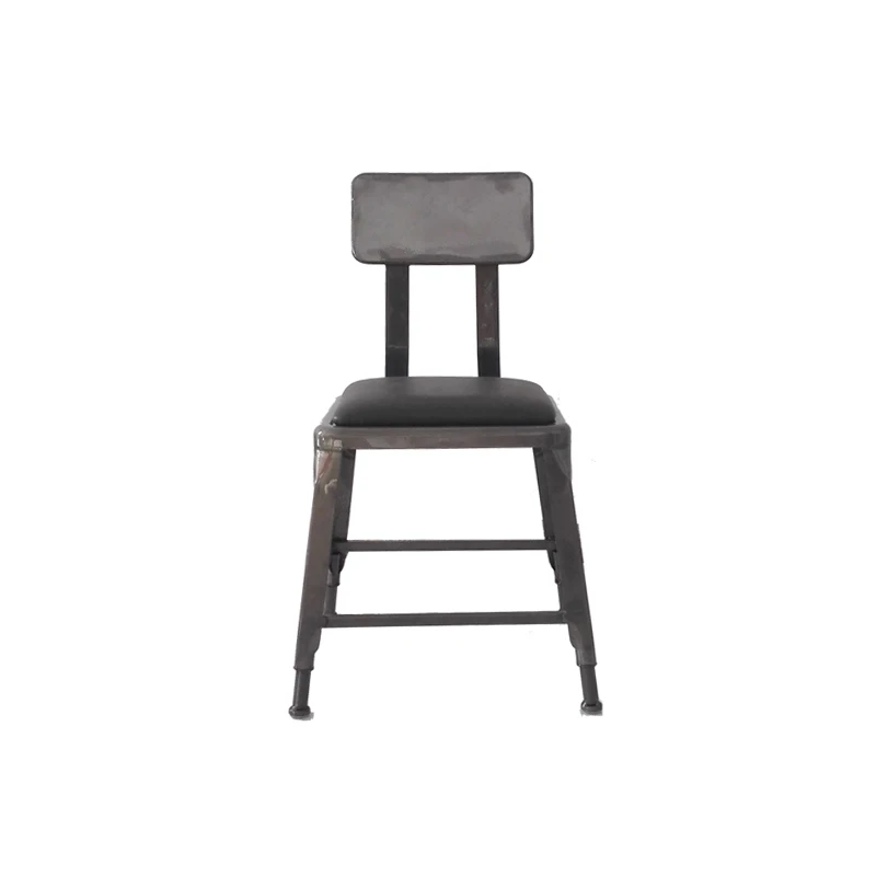 Coffee Shop Vintage Industrial Metal  Dining Chairs