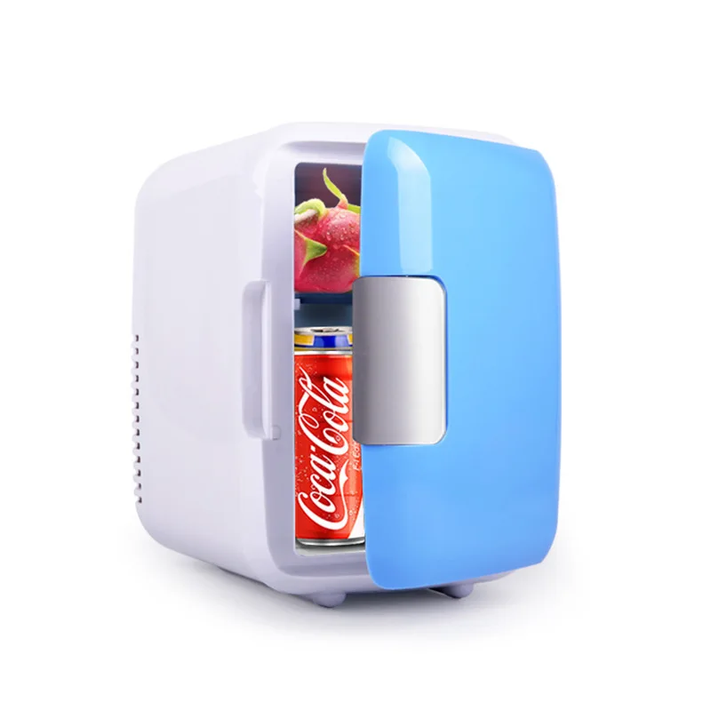 mini table top fridge refrigerator 12v white bule pink car smart portable small fridge
