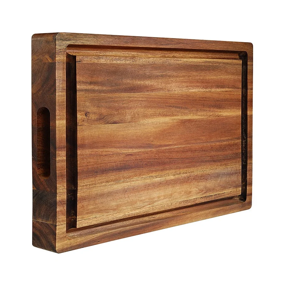 Luxury wholesale thick kitchen wooden chopping board large wood cutting board