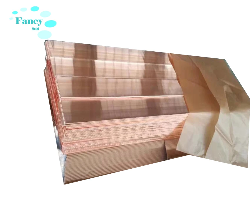 Customized Thick Factory Brass 0.1mm~200mm Non-alloy OEM/DOM 99.9% Brush Hard Copper Sheet Roll 0.1 Mm Copper Foil Copper Plate