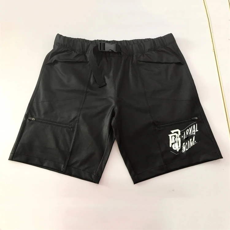 Summer shorts 6 pockets zipper hard 4 way stretch nylon shorts street running swim shorts with zipper pockets