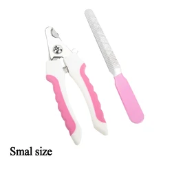 High Quality Durable Stainless Steel Pet Nail Cutter Set Professional Cat Grooming Sharp Pet Nail Clipper With File