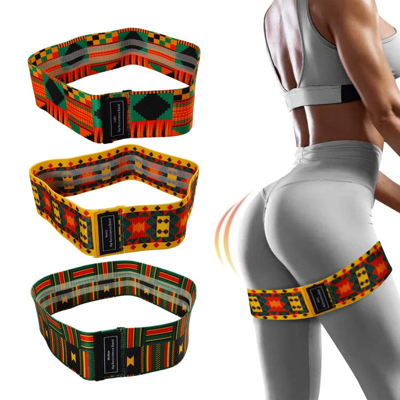 LS2012 фитнес-лента для ног с эластичной резинкой на заказ набор из ткани принтом Сетчатая Сумка тренировок набедренный круг ягодичная повязка