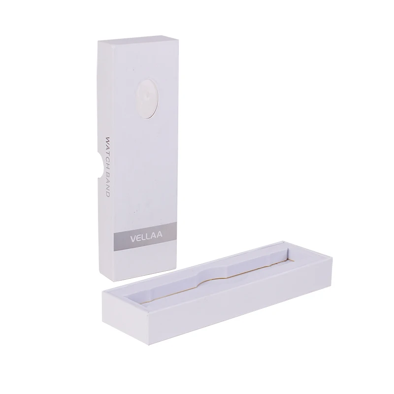 Factory Custom Logo High quality Cheap  Watch Band Strap Package Rigid Cardboard Box For Smart Watch Bands