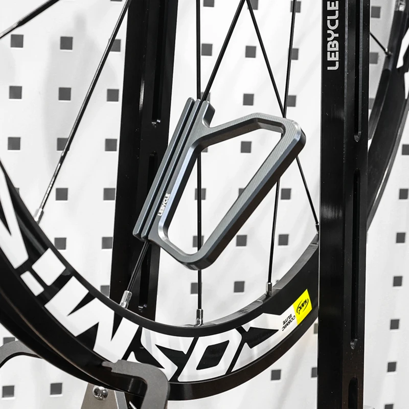 Lebycle Bicycle Spoke Tool Professional Bicycle Spoke Adjustment Tool Flat Spoke Wrench Long Handle Design for Wheel Maintenance