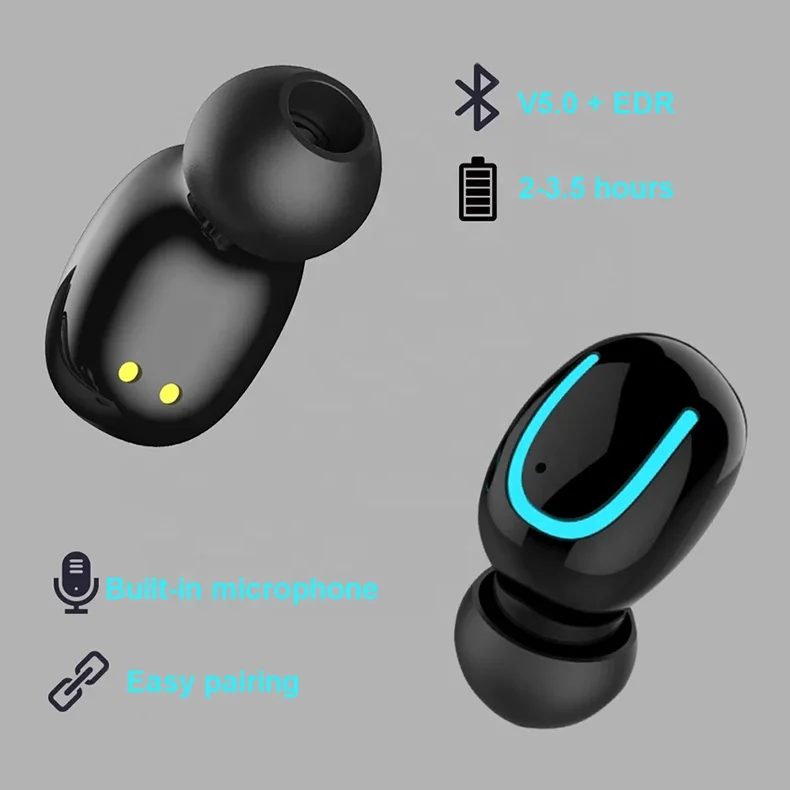 Popular TWS Wireless Bluetooths Hands-free Headphones Sports Headphones Gaming Headphones with Power Bank