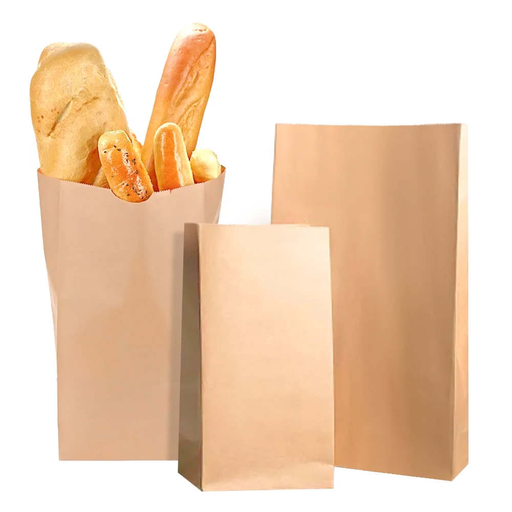 Logo custom printed wax packaging bag for french fries potato chips hamburger burger cookies paper bags