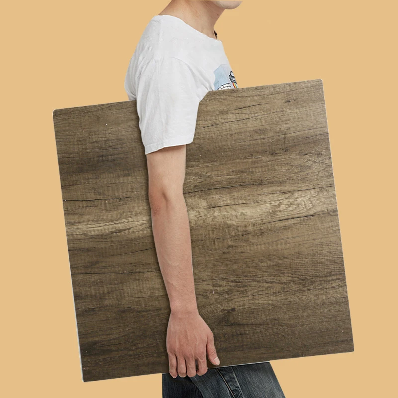 JUNNX 60*60cm Wood Grain Marbling Waterproof Flat Lay Food Jewelry Cosmetics Product Photo Photography Background Backdrop Board