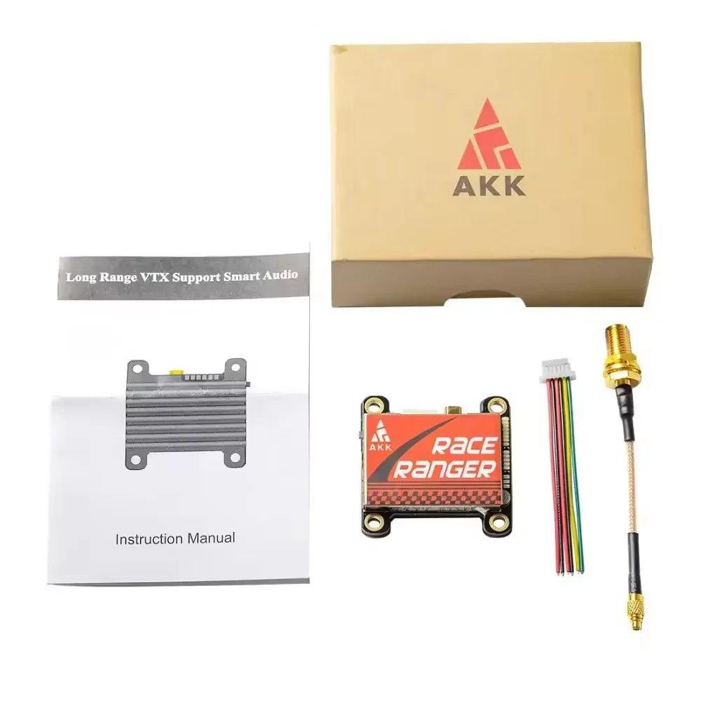 2024 New design AKK Race Ranger 5.8G 1.6W Long Range Transmitter VTX Smart Audio Long Distance RC FPV Drones accessories