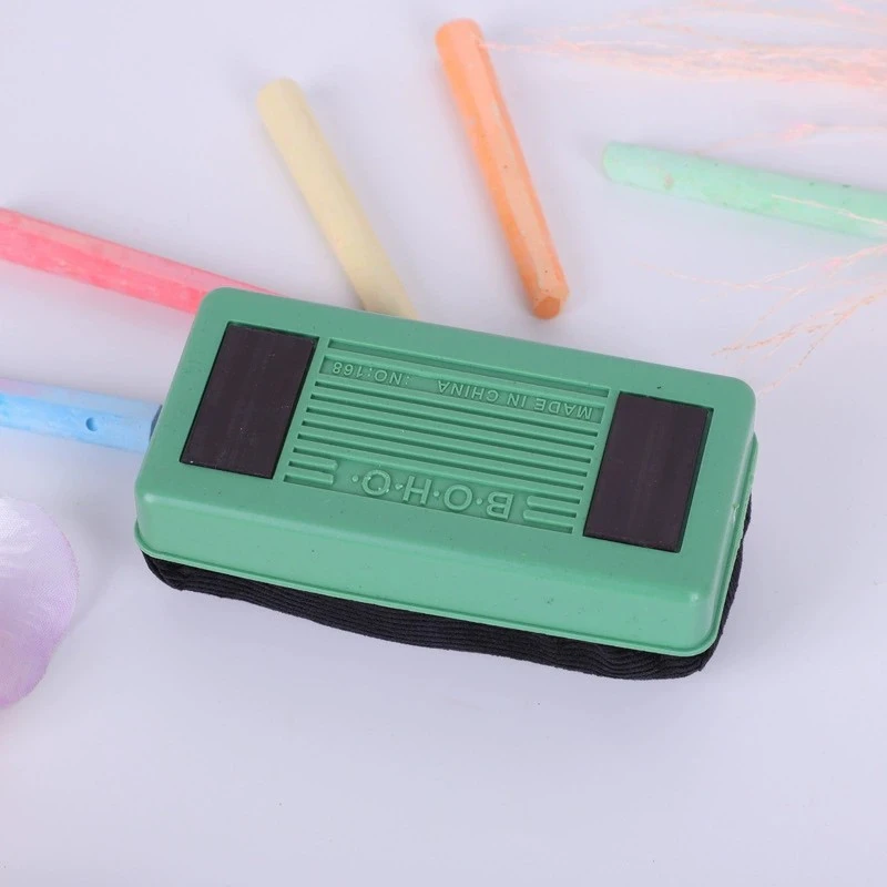 Hot sale middle size magnetic whiteboard eraser recycle material board eraser for school and office