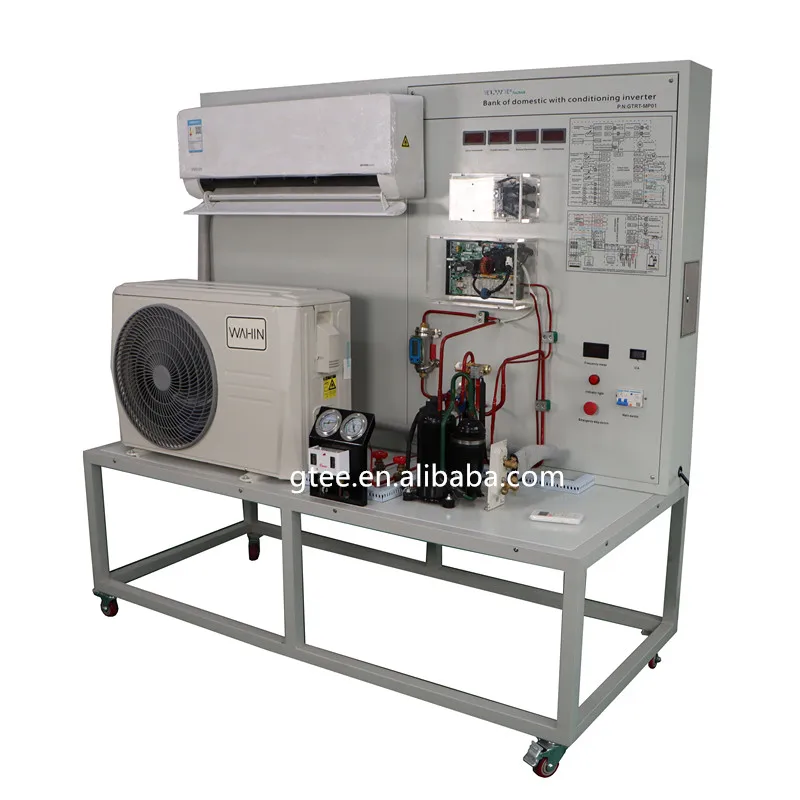 School laboratory equipment Bank of domestic  inverter air conditioner trainer