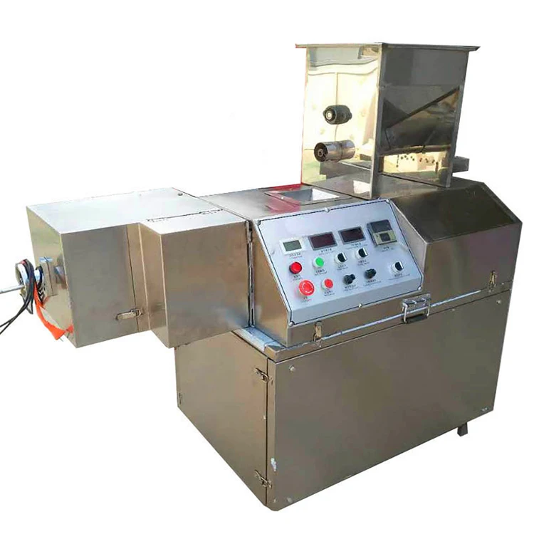 Stainless steel 304 snack puffing puffed corn wheat extruder machine