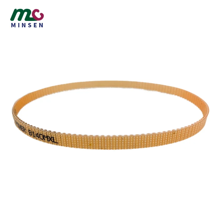 Orange translucent PU timing belt  manufacturer