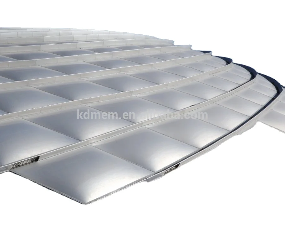 
roof adopt ETFE air pillow membrane structure steel structure building shopping mall cover 