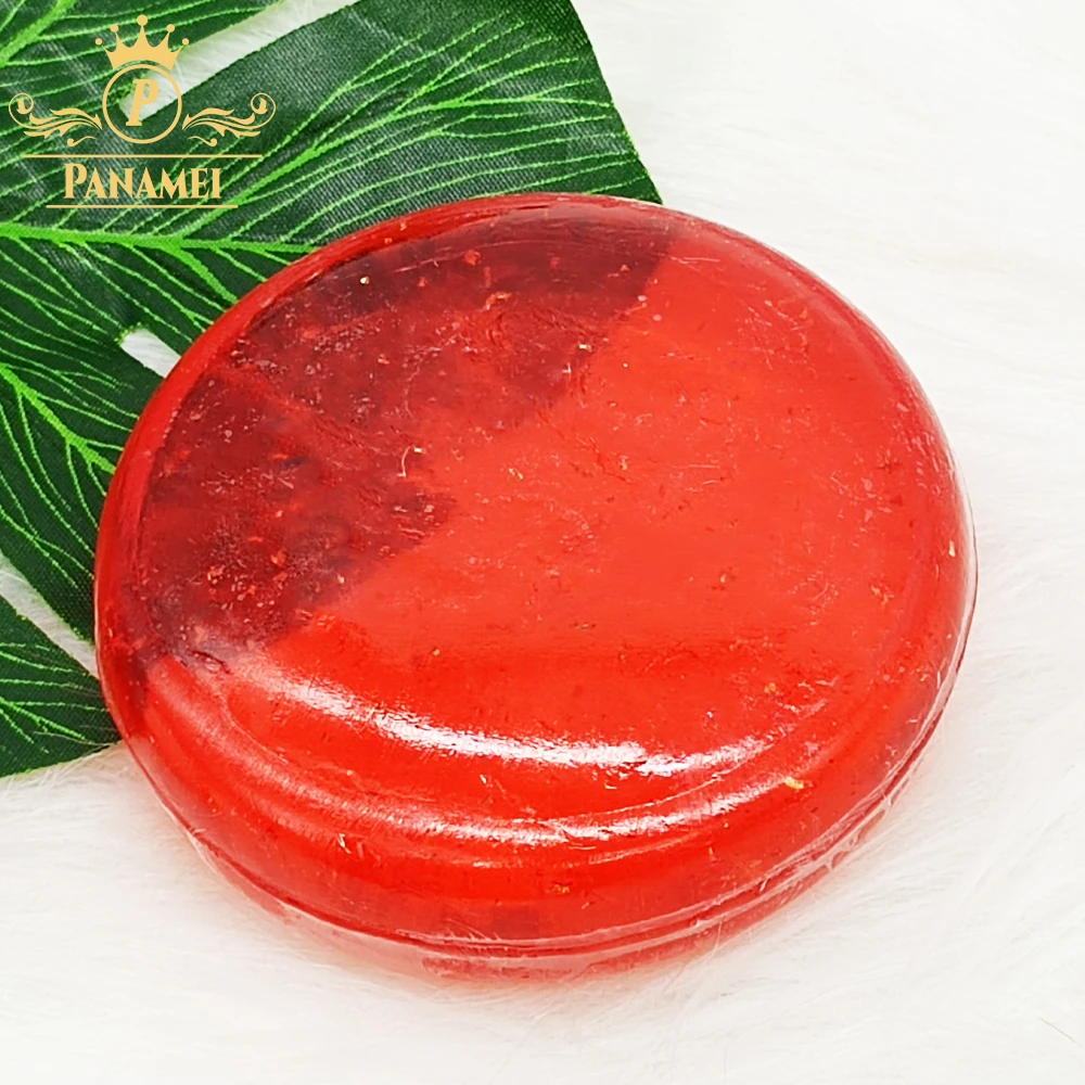 Private Label Handmade Gold Glutathione Soap Whitening cleansing Brightening Removing Hyper Pigmentation Treatment of Melasma
