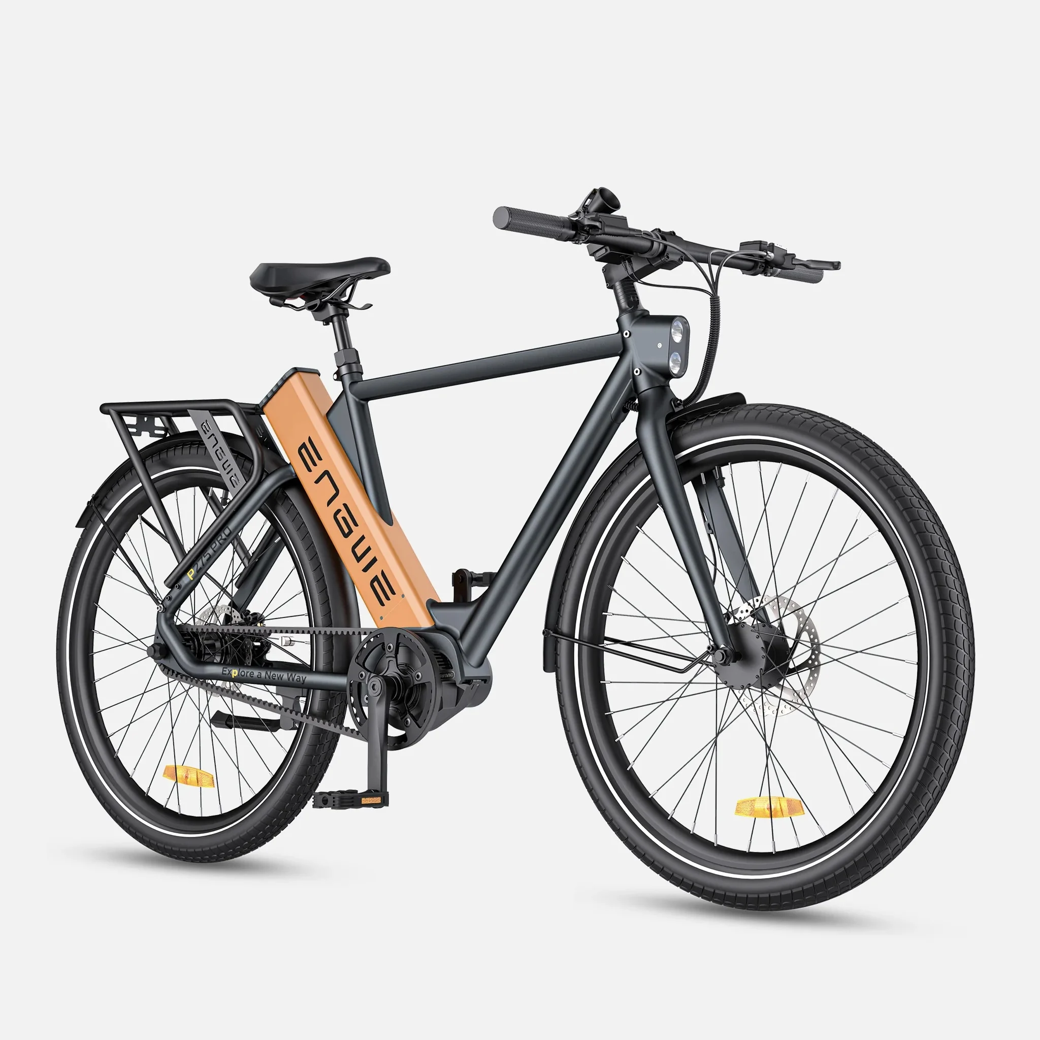 ЕС склад Бесплатная доставка 27 5 дюймов 250 Вт bafang mid drive ENGWE P275 Pro Электрический горный велосипед