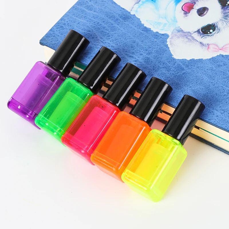 Заводской новый дизайн рекламный подарок яркие разноцветные чернила тонкая точка Радуга мини форма Маркер Набор для детей
