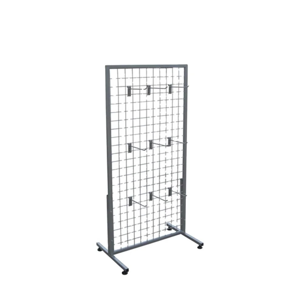 Best selling display metal grid panel jewelry metal holder metal shelf