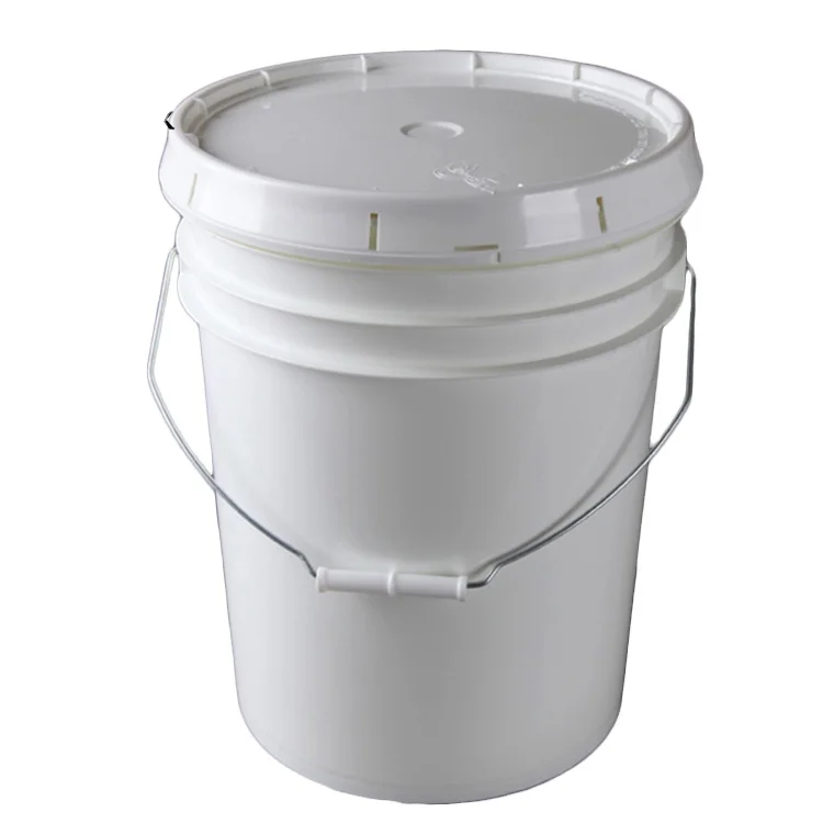 PP material High quality 19kg water storage buckets low price custom 5 gallon plastic bucket with lid