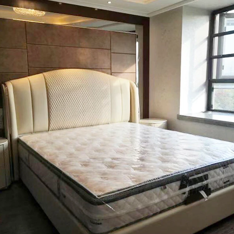 factory offer hotel bedroom sets furniture storage wooden bed modern luxurious bed frame king size design