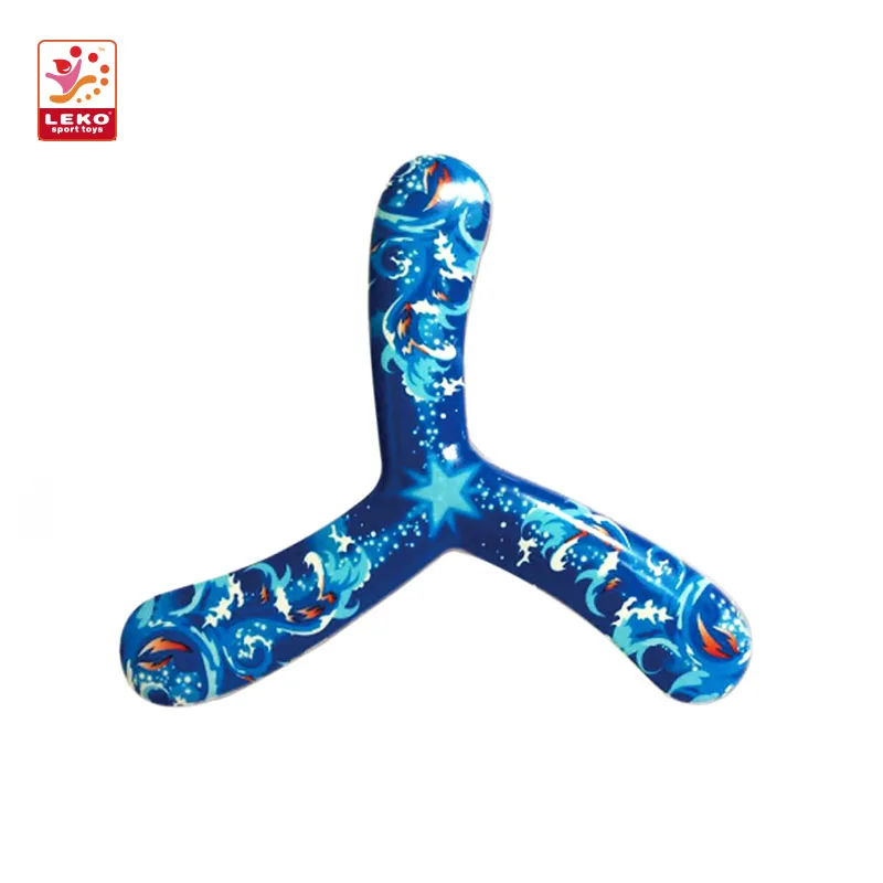 Hot Selling PU Soft Boomerang Toy Flying Disc toy Outdoor Sports Toy For Kids Family group game