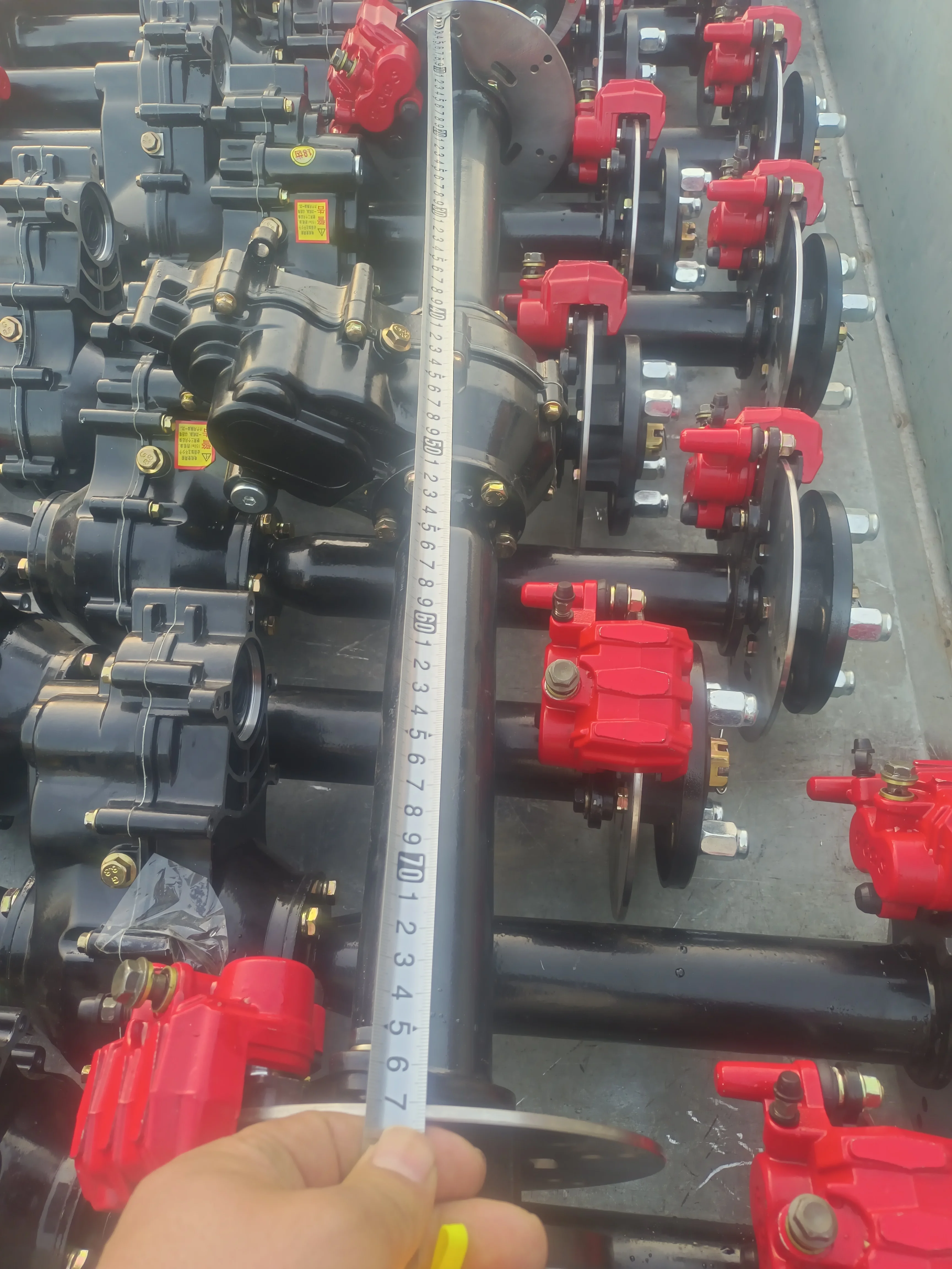 Small Electric Vehicle Car Bus Tricycle Golf Cart Scooter Rear Wheel Differential Drive Axle with BLDC Motor 36v/48v 2kw Power