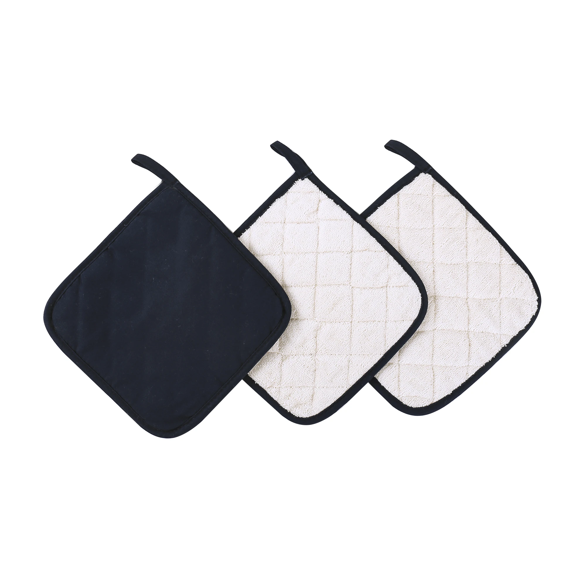 Christmas gift 100% Cotton Blue Terry Pot Holder