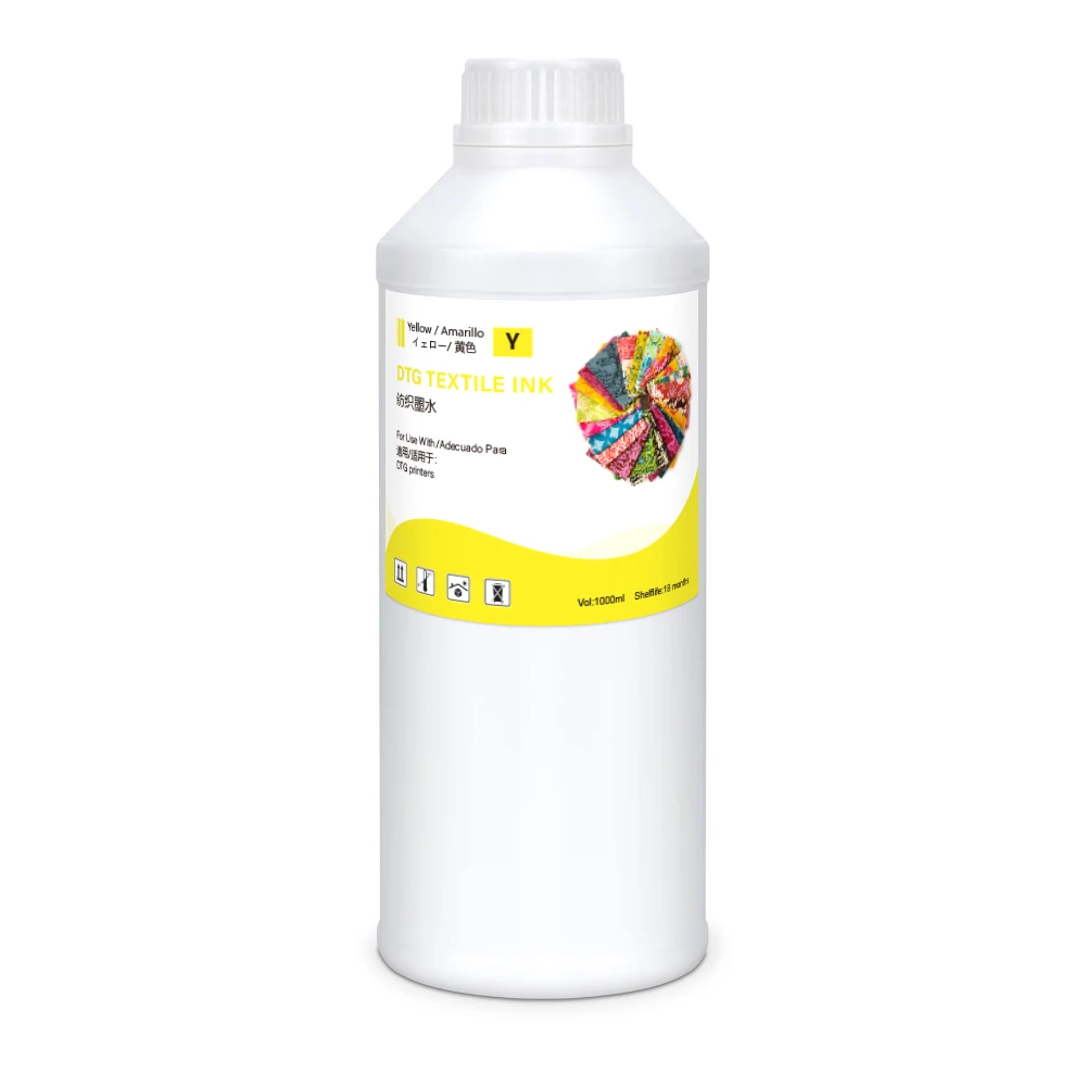 DTG printer Ink New Product textile pigment ink 1000ml For EPSON DX5 DX7 R330 1390 1400 R1900 R2000