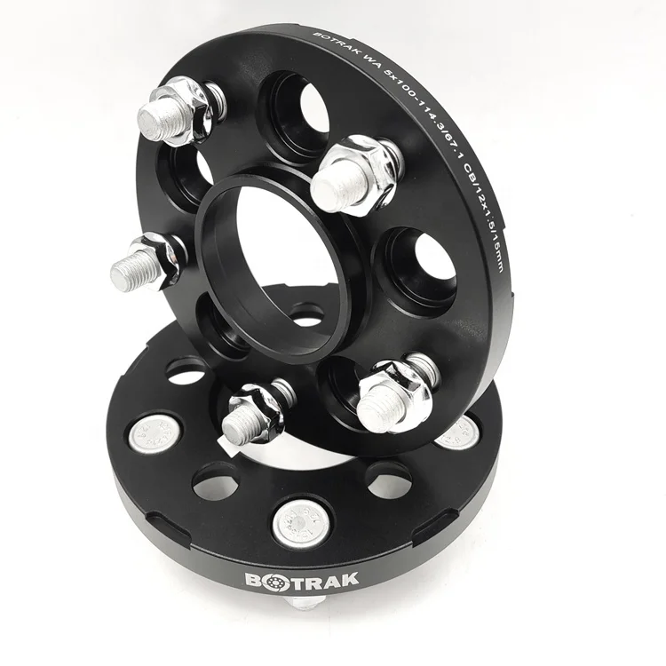 BOTRAK WA forged alloy aluminum t6 6061 15mm 5x100 to 5x114.3 67.1mm CB wheel spacers adapters