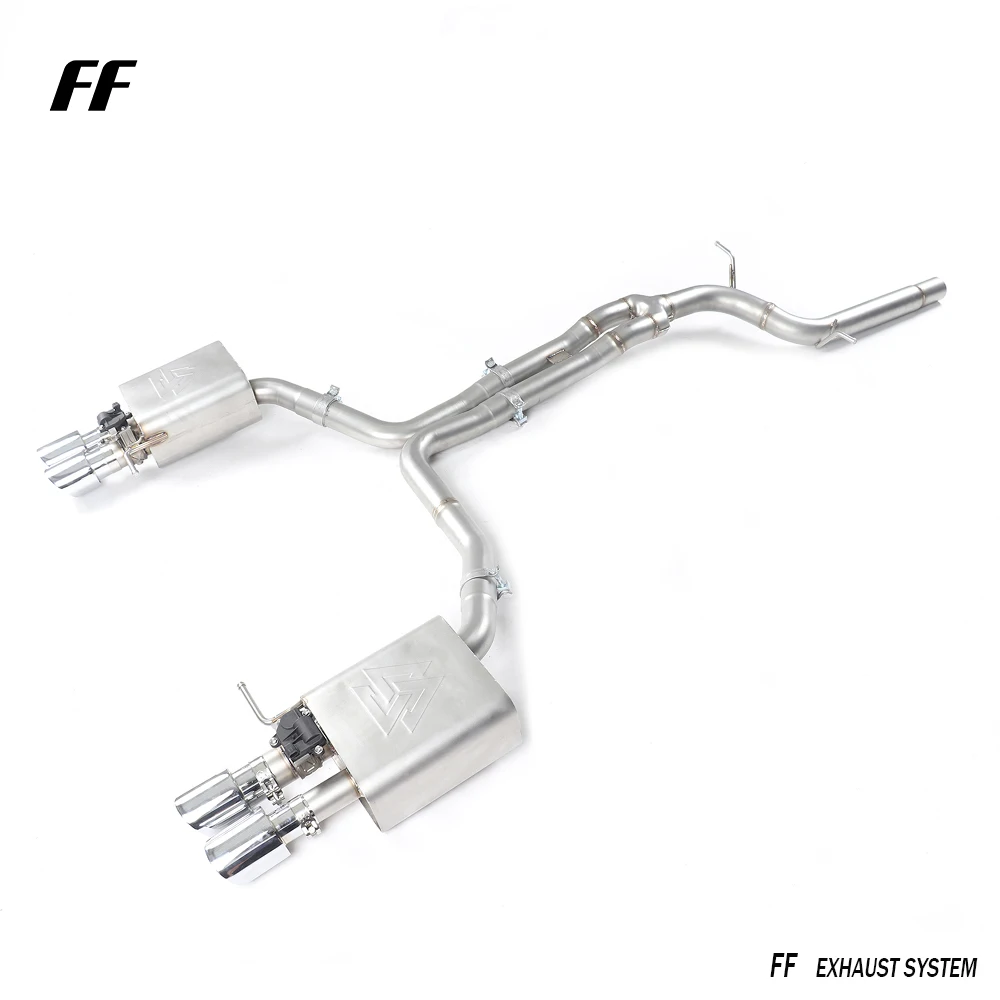 High Performance 304 Stainless Steel catback Exhaust For Audi Q5 b8 Exhaust System With Valve Muffler Valve Control