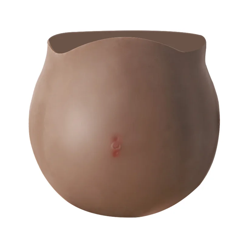Soft Silicone Pregnant Belly 3-6-9 Months Artificial Fake Pregnant Tummy Costume Cosplay For Actor Performance Maternity