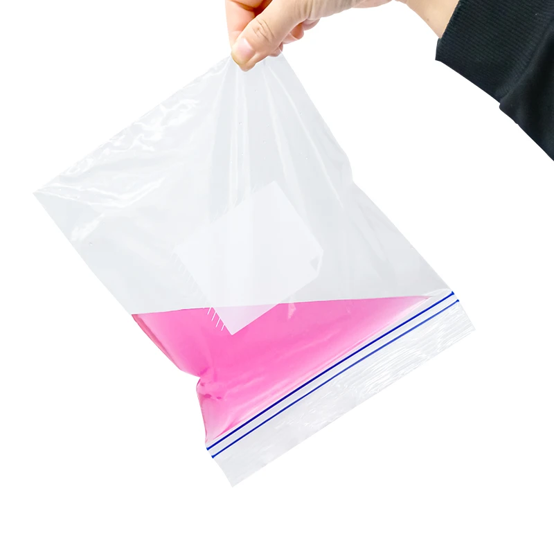 YURUI Custom Plastic BPA-free Transparent Food Storage Ziplock Easy Tap Gallon Freezer Bag