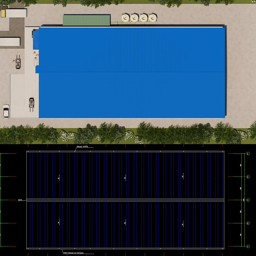 The Best Price Low Cost Light Metal Building Prefabricated Steel Warehouse Industrial Cold Storage Shed Warehouse