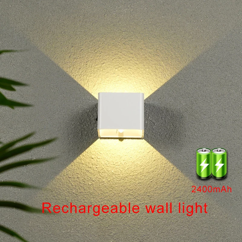 LED rechargeable wall light human body sensor USB cordless wall night lamp for Bedside bedroom Corridor