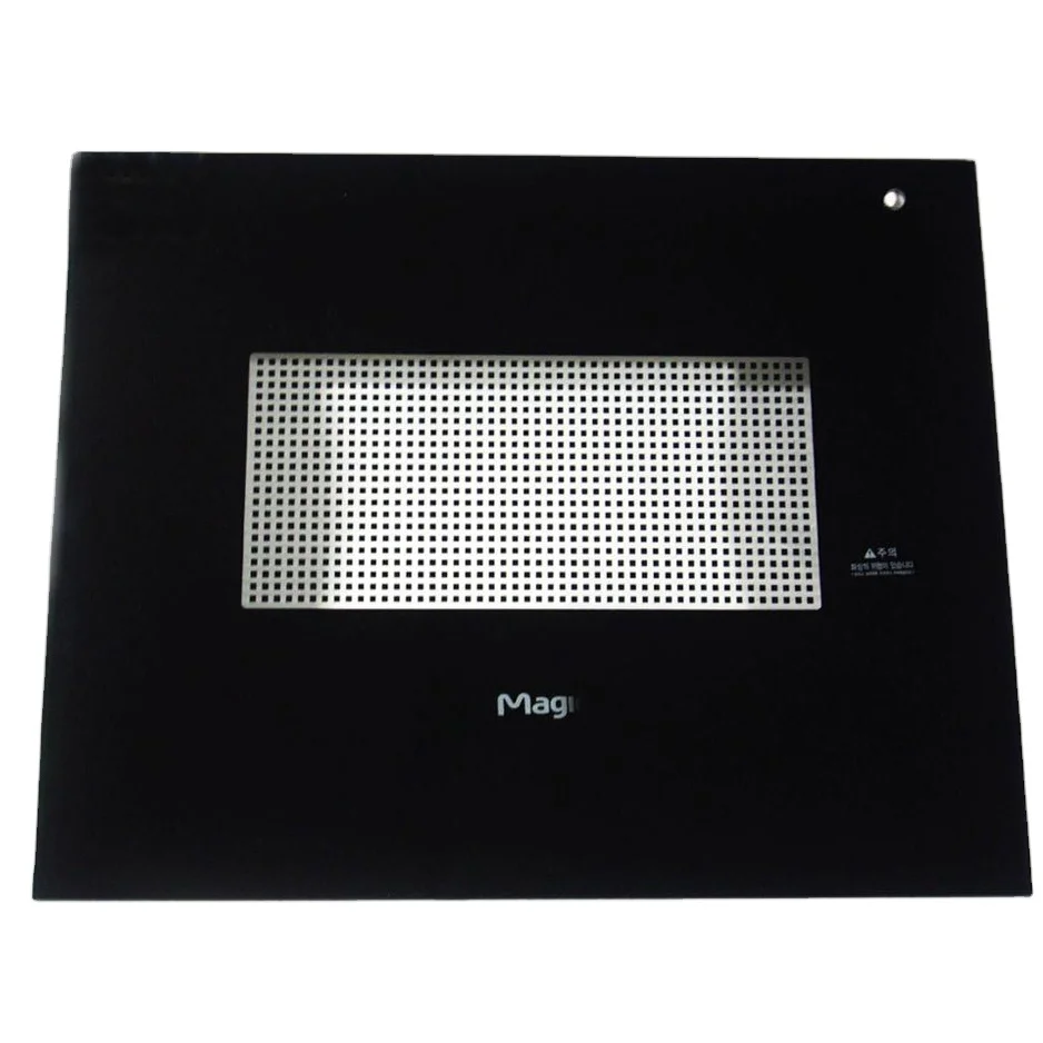 Manufacturers high temperature oven glass panels Silk screen printed tempered glass for oven door